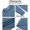 image:imageCOOFANDY Mens Knit Polo Sweater Long Sleeve Polos Lightweight Casual Dress Pullover SweatersBlue