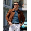 image:imageCOOFANDY Mens Knit Polo Sweater Long Sleeve Polos Lightweight Casual Dress Pullover SweatersBlue