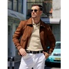 image:imageCOOFANDY Mens Knit Polo Sweater Long Sleeve Polos Lightweight Casual Dress Pullover SweatersChampagne