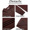 image:imageCOOFANDY Mens Knit Polo Sweater Long Sleeve Polos Lightweight Casual Dress Pullover SweatersCoffee