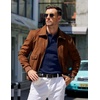 image:imageCOOFANDY Mens Knit Polo Sweater Long Sleeve Polos Lightweight Casual Dress Pullover SweatersNavy Blue