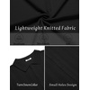 image:imageCOOFANDY Mens Knit Shirt Short Sleeve Button Down Shirts Vintage Casual Summer Beach ShirtsBlack