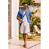 image:imageCOOFANDY Mens Knit Shirt Short Sleeve Button Down Shirts Vintage Casual Summer Beach ShirtsBlue