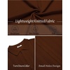 image:imageCOOFANDY Mens Knit Shirt Short Sleeve Button Down Shirts Vintage Casual Summer Beach ShirtsCaramel