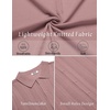 image:imageCOOFANDY Mens Knit Shirt Short Sleeve Button Down Shirts Vintage Casual Summer Beach ShirtsPink