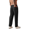 image:imageCOOFANDY Mens Knit Sweatpants Lightweight Open Bottom Casual Pants Drawstring Jogger Yoga Pants with PocketsBlack