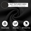 image:imageCOOFANDY Mens Knit Sweatpants Lightweight Open Bottom Casual Pants Drawstring Jogger Yoga Pants with PocketsBlack
