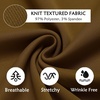 image:imageCOOFANDY Mens Knit Sweatpants Lightweight Open Bottom Casual Pants Drawstring Jogger Yoga Pants with PocketsBrown