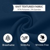 image:imageCOOFANDY Mens Knit Sweatpants Lightweight Open Bottom Casual Pants Drawstring Jogger Yoga Pants with PocketsDark Blue