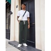 image:imageCOOFANDY Mens Knit Sweatpants Lightweight Open Bottom Casual Pants Drawstring Jogger Yoga Pants with PocketsDark Grey