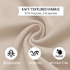 image:imageCOOFANDY Mens Knit Sweatpants Lightweight Open Bottom Casual Pants Drawstring Jogger Yoga Pants with PocketsLight Khaki