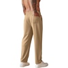 image:imageCOOFANDY Mens Knit Sweatpants Lightweight Open Bottom Casual Pants Drawstring Jogger Yoga Pants with PocketsMustard Yellow