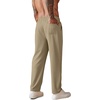 image:imageCOOFANDY Mens Knit Sweatpants Lightweight Open Bottom Casual Pants Drawstring Jogger Yoga Pants with PocketsOlive Green