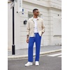 image:imageCOOFANDY Mens Knit Sweatpants Lightweight Open Bottom Casual Pants Drawstring Jogger Yoga Pants with PocketsRoyal Blue