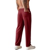 image:imageCOOFANDY Mens Knit Sweatpants Lightweight Open Bottom Casual Pants Drawstring Jogger Yoga Pants with PocketsWine Red