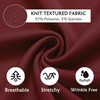 image:imageCOOFANDY Mens Knit Sweatpants Lightweight Open Bottom Casual Pants Drawstring Jogger Yoga Pants with PocketsWine Red