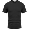 image:imageCOOFANDY Mens Knit TShirts Short Sleeve Crewneck Shirt Casual Textured Pullover TeesAblack