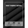 image:imageCOOFANDY Mens Knit TShirts Short Sleeve Crewneck Shirt Casual Textured Pullover TeesAblack