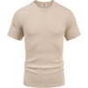 image:imageCOOFANDY Mens Knit TShirts Short Sleeve Crewneck Shirt Casual Textured Pullover TeesApricot
