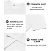 image:imageCOOFANDY Mens Knit TShirts Short Sleeve Crewneck Shirt Casual Textured Pullover TeesAwhite