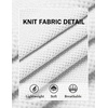 image:imageCOOFANDY Mens Knit TShirts Short Sleeve Crewneck Shirt Casual Textured Pullover TeesAwhite