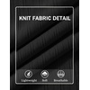 image:imageCOOFANDY Mens Knit TShirts Short Sleeve Crewneck Shirt Casual Textured Pullover TeesBlackribbed
