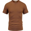 image:imageCOOFANDY Mens Knit TShirts Short Sleeve Crewneck Shirt Casual Textured Pullover TeesBrown