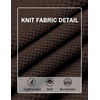 image:imageCOOFANDY Mens Knit TShirts Short Sleeve Crewneck Shirt Casual Textured Pullover TeesCoffee
