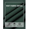 image:imageCOOFANDY Mens Knit TShirts Short Sleeve Crewneck Shirt Casual Textured Pullover TeesGreen