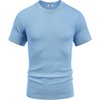 image:imageCOOFANDY Mens Knit TShirts Short Sleeve Crewneck Shirt Casual Textured Pullover TeesLight Blue