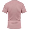 image:imageCOOFANDY Mens Knit TShirts Short Sleeve Crewneck Shirt Casual Textured Pullover TeesPink
