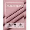 image:imageCOOFANDY Mens Knit TShirts Short Sleeve Crewneck Shirt Casual Textured Pullover TeesPink