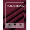 image:imageCOOFANDY Mens Knit TShirts Short Sleeve Crewneck Shirt Casual Textured Pullover TeesWine Red