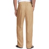 image:imageCOOFANDY Mens Linen Pants Casual Beach Summer Pant Elastic Waist Drawstring Lightweight TrousersDark Khaki