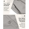 image:imageCOOFANDY Mens Linen Pants Casual Beach Summer Pant Elastic Waist Drawstring Lightweight TrousersGrey
