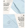 image:imageCOOFANDY Mens Linen Pants Casual Beach Summer Pant Elastic Waist Drawstring Lightweight TrousersLight Blue