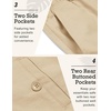 image:imageCOOFANDY Mens Linen Pants Casual Beach Summer Pant Elastic Waist Drawstring Lightweight TrousersLight Coffe
