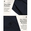 image:imageCOOFANDY Mens Linen Pants Casual Beach Summer Pant Elastic Waist Drawstring Lightweight TrousersNavy Blue