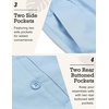 image:imageCOOFANDY Mens Linen Pants Casual Beach Summer Pant Elastic Waist Drawstring Lightweight TrousersSky Blue