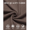 image:imageCOOFANDY Mens Long Sleeve Polo Shirts Classic Casual Button Polo Tee Lightweight Collared Golf ShirtBrown
