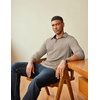 image:imageCOOFANDY Mens Long Sleeve Polo Shirts Classic Casual Button Polo Tee Lightweight Collared Golf ShirtKhaki