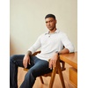image:imageCOOFANDY Mens Long Sleeve Polo Shirts Classic Casual Button Polo Tee Lightweight Collared Golf ShirtWhite