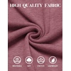 image:imageCOOFANDY Mens Long Sleeve Polo Shirts Classic Casual Button Polo Tee Lightweight Collared Golf ShirtWine Red