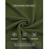 image:imageCOOFANDY Mens Mock Turtleneck Ribbed Knit Pullover Sweater Casual Lightweight Slim fit Dress Sweater TeeArmy Green
