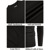 image:imageCOOFANDY Mens Mock Turtleneck Ribbed Knit Pullover Sweater Casual Lightweight Slim fit Dress Sweater TeeBlack