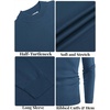 image:imageCOOFANDY Mens Mock Turtleneck Ribbed Knit Pullover Sweater Casual Lightweight Slim fit Dress Sweater TeeBlue