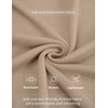 image:imageCOOFANDY Mens Mock Turtleneck Ribbed Knit Pullover Sweater Casual Lightweight Slim fit Dress Sweater TeeLight Khaki