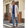 image:imageCOOFANDY Mens Mock Turtleneck Ribbed Knit Pullover Sweater Casual Lightweight Slim fit Dress Sweater TeeRoyal Blue
