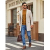 image:imageCOOFANDY Mens Mock Turtleneck Ribbed Knit Pullover Sweater Casual Lightweight Slim fit Dress Sweater TeeTurmeric
