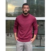 image:imageCOOFANDY Mens Mock Turtleneck Ribbed Knit Pullover Sweater Casual Lightweight Slim fit Dress Sweater TeeWine Red